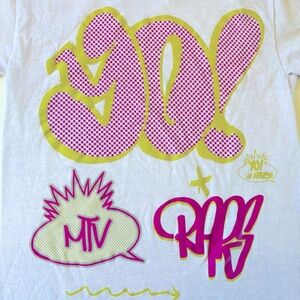 Yo MTV Raps Purple Graphic Music Tee